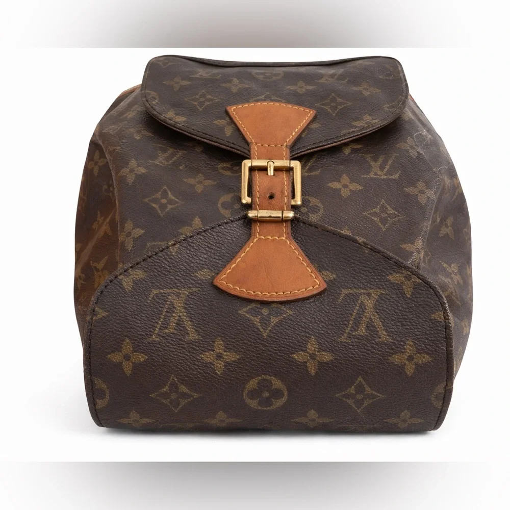Louis Vuitton 1999 Montsouris PM Backpack Vintage Monogram Like New w/ Box